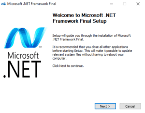 Microsoft Net Framework Tested Solution 2021