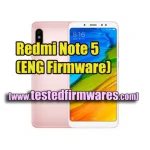Redmi Note 5 ENG Firmware