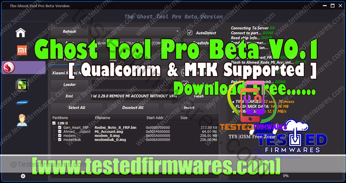Ghost Tool Pro Beta V0.1 [ Qualcomm & MTK Supported ] Free Download No Need Any Activation
