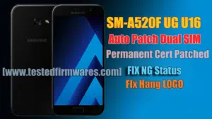 SM-A520F UG U16 Auto Patch Dual SIM Free Firmware Reset No Lost Network Permanent Cert Patched By[www.testedfirmwares.com]