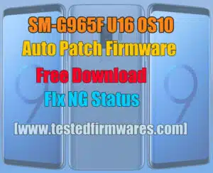SM-G965F U16 OS10 Auto Patch Firmware Free Download