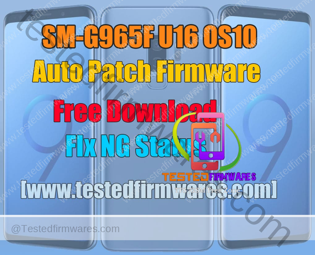 SM-G965F U16 OS10 Auto Patch Firmware Free Download