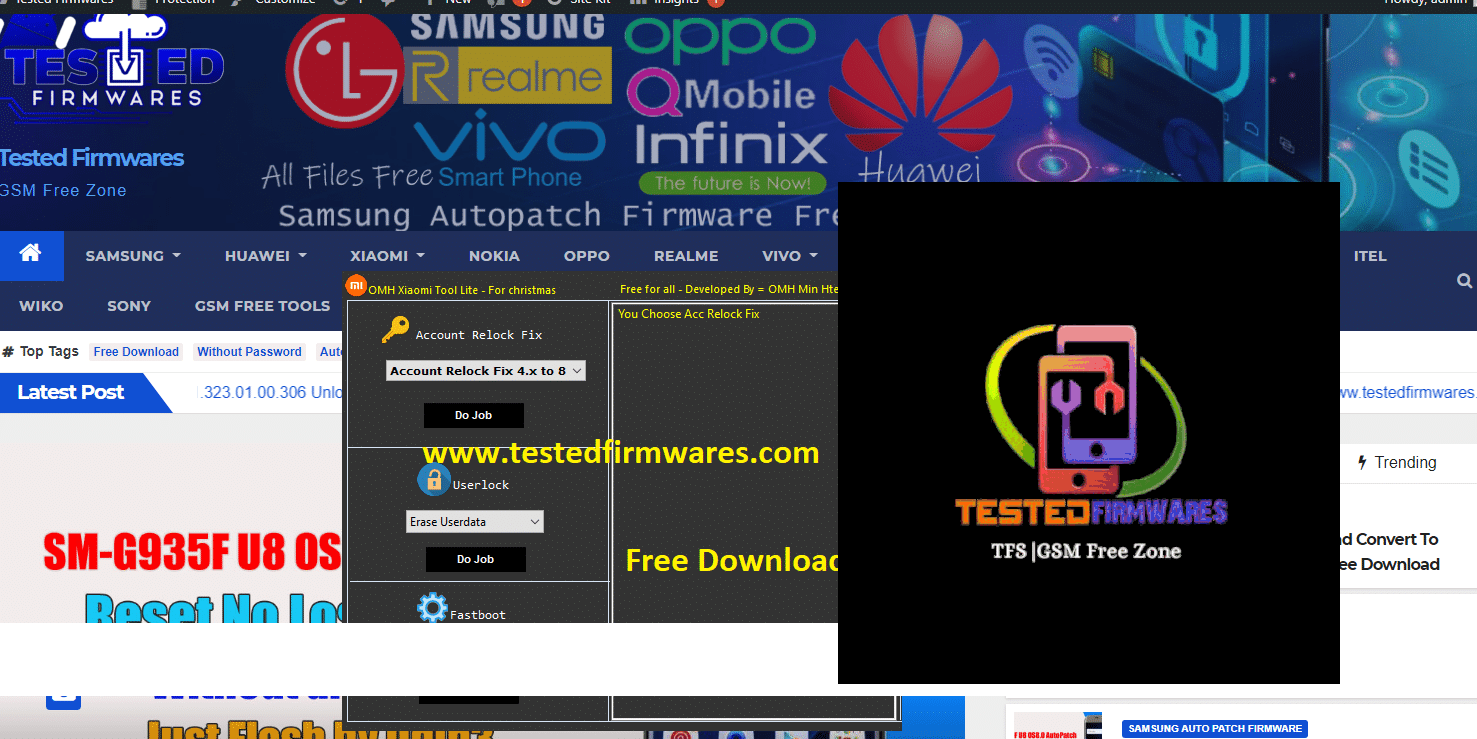 OMH Xiaomi Tool Lite Free For All TFS Visitors Free Download By[www.testedfirmwares.com]