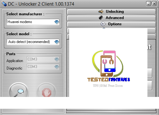 DC-Unlocker client Software 1.00.1374 Version Free Download[www.testedfirmwares.com]