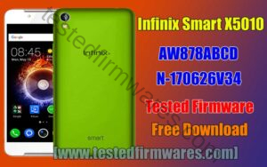Infinix Smart X5010- X5010-AW878ABCD-N-170626V34 Tested Firmware By[www. Testedfirmwares.com]