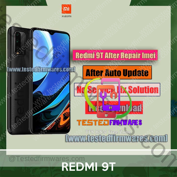 Redmi 9T No Service Fix Solution