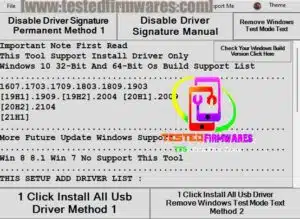 GSM All IN One 1 Click Install All USB Driver V0.2 X86.X64 Download By[www.testedfirmwares.com]