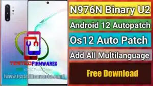 SM-N976N U2 Android 12 AutoPatch OS12 Firmware File MultiLanguage [ Arabic Turkey Farsi All Languages] By[www.testedfirmwares.com]
