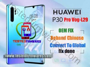 Huawei P30 Pro Vog-L29 Reband Chinese Convert To Global