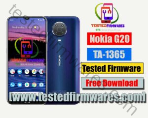 Nokia G20 TA-1365 Tested Firmware