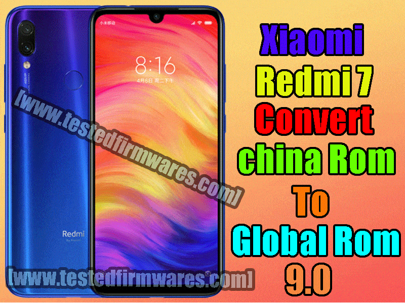 Redmi 7 Convert china Rom To Global