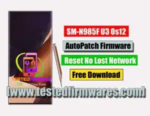 N985F U3 Os12 AutoPatch Firmware