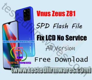 Vnus Zeus Z81 SPD Flash File Fix