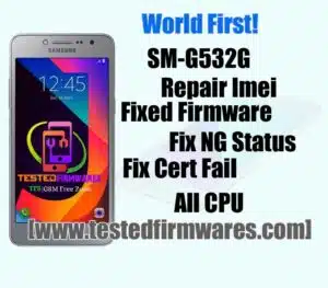 SM-G532G Repair Imei Firmware