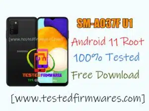 A037F U1 Android 11 Root File