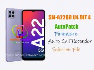 A226B U4 BIT 4 AutoPatch Firmware