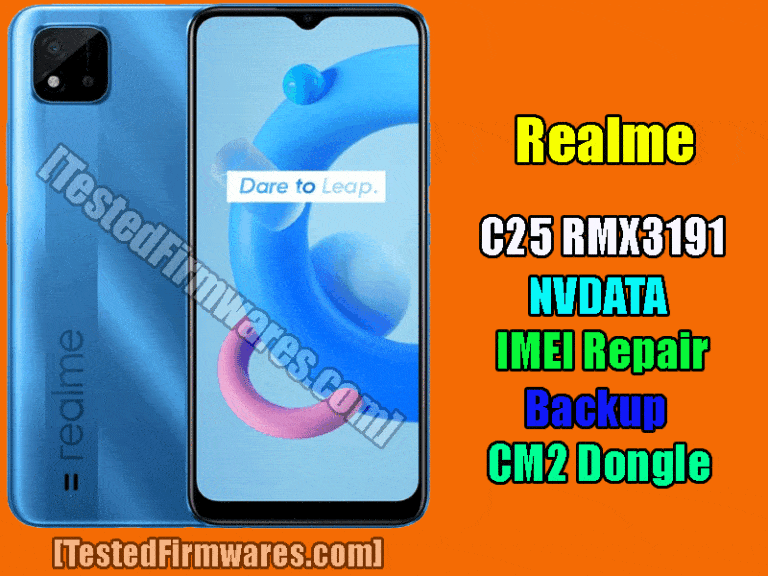 Realme C25 RMX3191 NVDATA IMEI