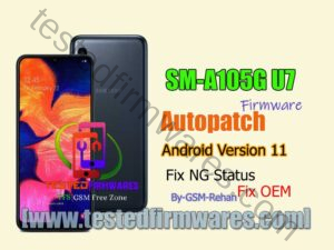 A105G U7 Autopatch Firmware Os11