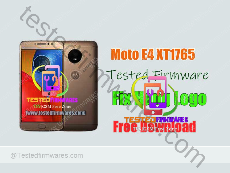 Moto E4 XT1765 Firmware