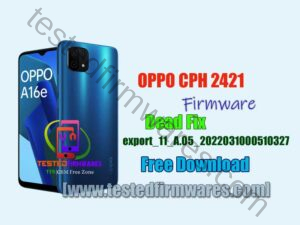 OPPO CPH 2421 Dead Fix Firmware
