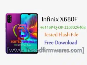 Infinix X680F Firmware