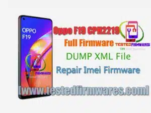 Oppo F19 CPH2219 dump XML Firmware