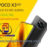 POCO X3 NFC KARNA DUAL SIM LOCKED BOOTLOADER