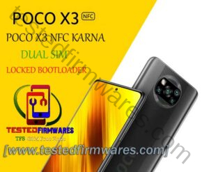 POCO X3 NFC KARNA DUAL SIM LOCKED BOOTLOADER