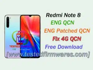 Redmi Note 8 ENG QCN
