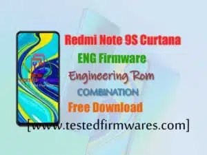 Redmi Note 9S Curtana ENG Firmware