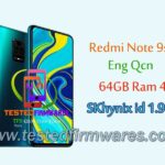 Redmi Note 9s Eng Qcn 64GB Ram 4