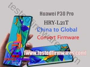 HRY-L21T China to Global Convert Firmware
