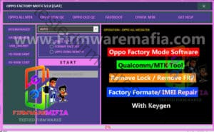 Oppo Factory Mode V2.0 With Keygen