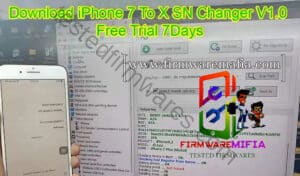iPhone 7 To X SN Changer Free Tool