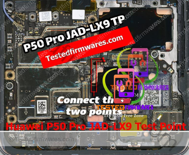 Huawei P50 Pro JAD-LX9 Test Point