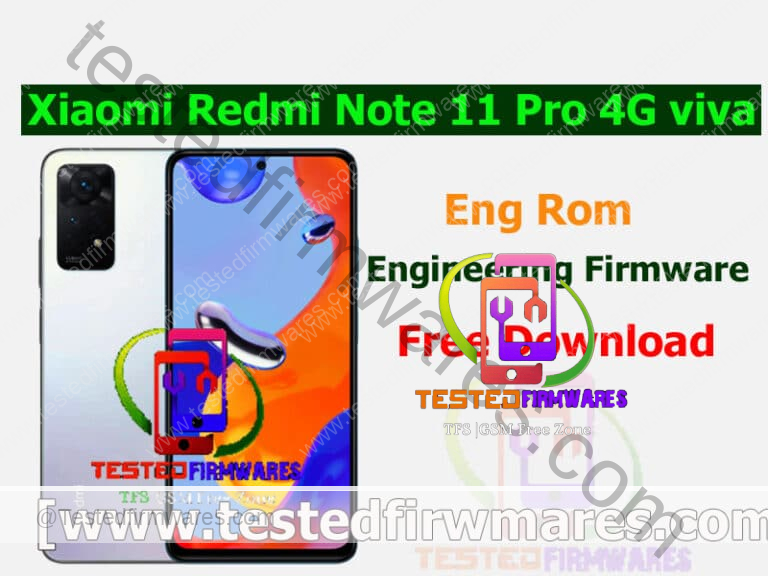 Redmi Note 11 Pro 4G viva Eng Rom