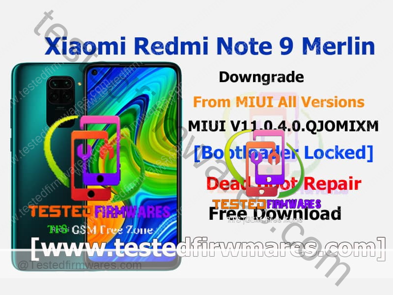 Xiaomi Redmi Note 9 Merlin Downgrade