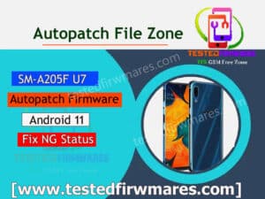 A205F U7 Autopatch Firmware Os11