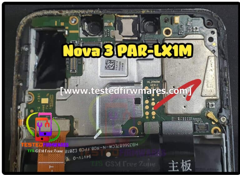 Huawei Nova 3 PAR-LX1M Test Point
