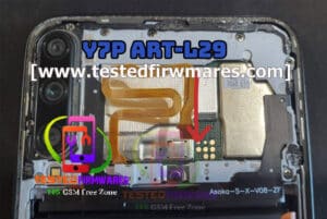 Huawei Y7P ART-L29 Test point
