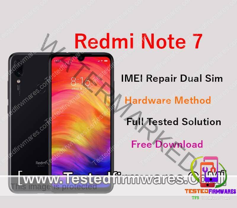Redmi Note 7 IMEI Repair Dual Sim