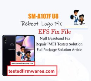 SM-A107F U8 Fix Null Baseband Fix Null IMEI