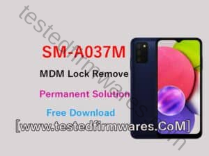 A037M MDM Lock Remove Permanent Solution