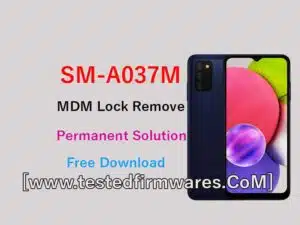 A037M MDM Lock Remove Permanent Solution