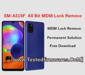 A315F MDM Lock Remove Permanent Solution