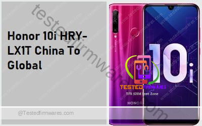 Honor 10i HRY-LX1T China To Global