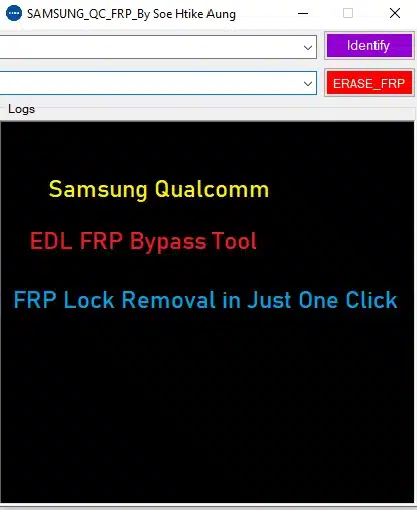 Samsung Qualcomm EDL FRP Bypass Tool