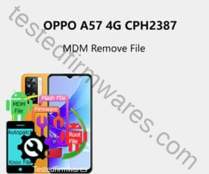 OPPO A57 4G CPH2387 MDM Remove File