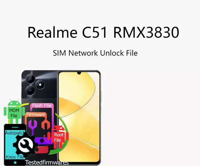 Realme C51 RMX3830 SIM Network Unlock File